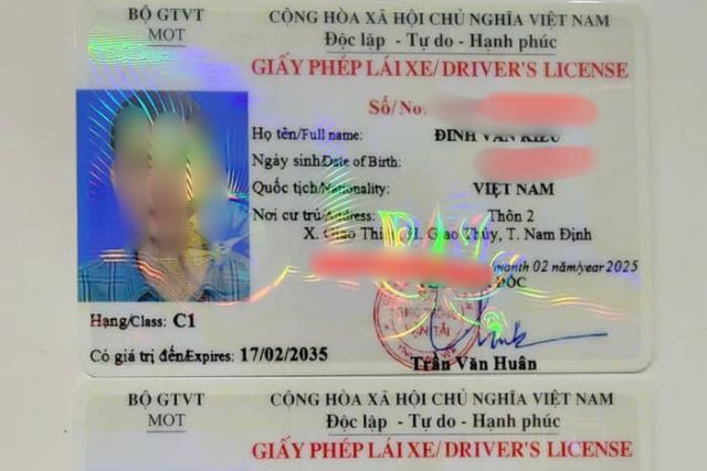 Giấy phép lái xe hạng C1 có thời hạn 10 năm